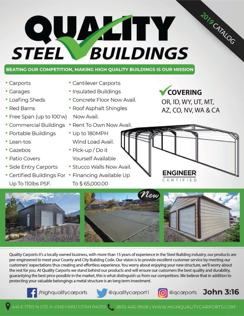 Quality Carports Catalog Quality Carports, Inc