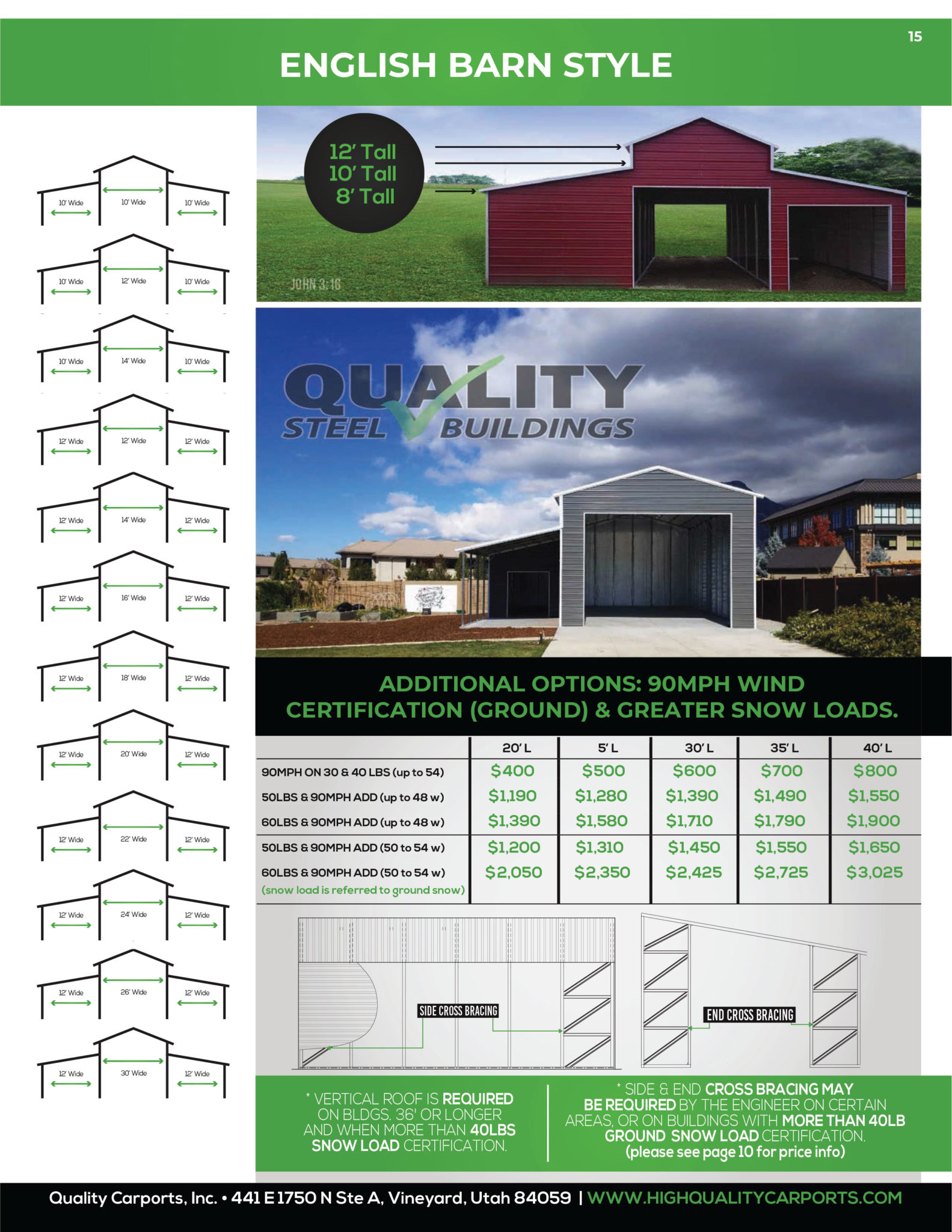 Quality Carports Catalog Quality Carports, Inc