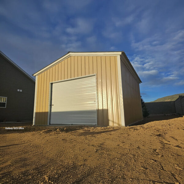 METAL GARAGE TWO CAR GARAGE STEEL GARAGE
