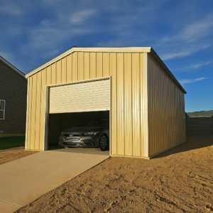 METAL GARAGE TWO CAR GARAGE STEEL GARAGE