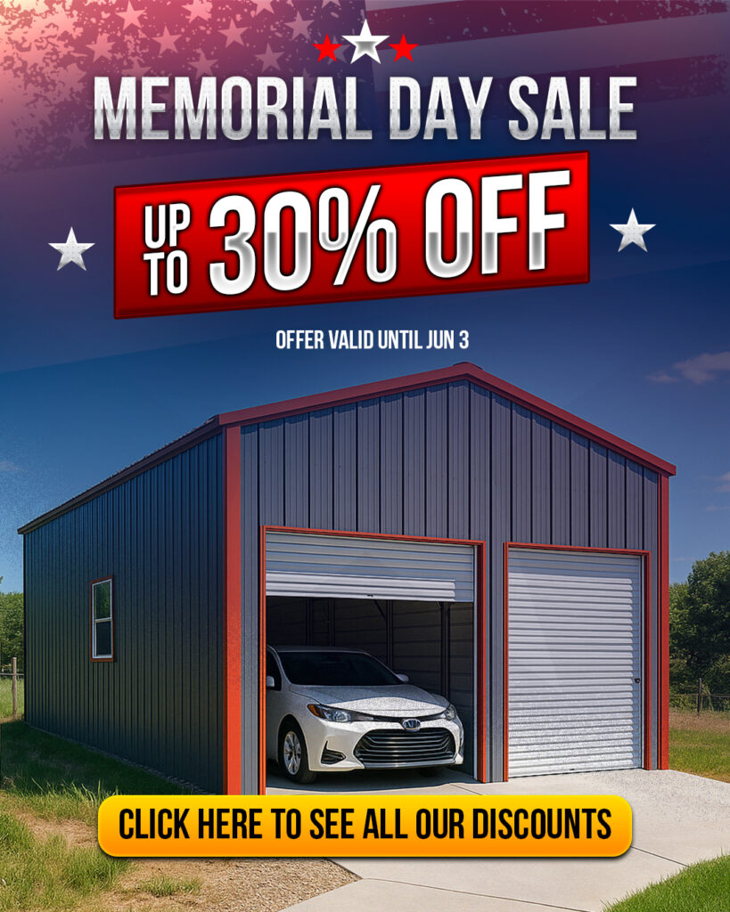 METAL BUILDINGS, CARPORTS, GARAGE, BARNS, RV CARPORTS